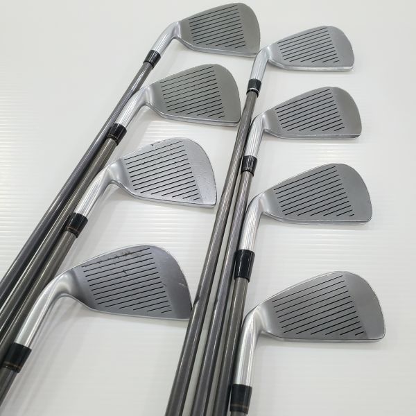 二手品HONMA LB280 5-S(共8支)鐵桿組 搭配原廠(3顆*) R-1桿身 