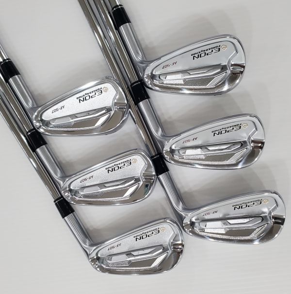 二手超美品EPON(24) AF-507 ꜰᴏʀɢᴇᴅ 5-P(共6支)鐵桿組 搭配N.S.Pro MODUS³ TOUR115 118.5 S桿身 