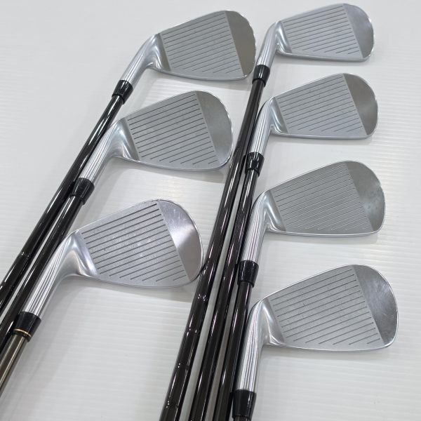 二手美品EPON AF-506 ꜰᴏʀɢᴇᴅ 5-A(共7支)鐵桿組 搭配N.S.Pro MODUS³ ʟᴜxᴜʀʏ ʙʟᴀᴄᴋ(奢黑版)/ᴛᴏᴜʀ𝟣𝟣𝟧 ¹⁰ᵗʰ ᴬⁿⁿⁱᵛᵉʳˢᵃʳʸ ᴸⁱᵐⁱᵗᵉᵈ(A桿為10周年限量版) TOUR105/ᴛᴏᴜʀ𝟣𝟣𝟧 106.5/118.5 S桿身 