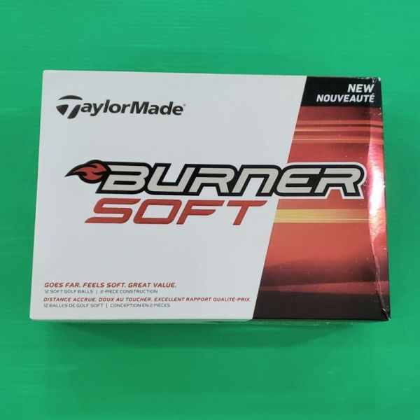 全新品TaylorMade BURNER SOFT高爾夫球 一盒共12顆 