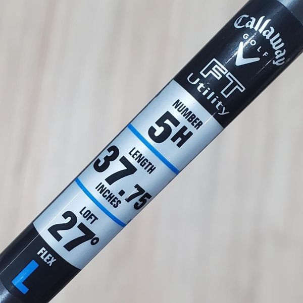 二手美品 女生 女用Callaway FT ᴅʀᴀᴡ(防右曲球版) 27° 5號小雞腿 搭配SERIES 40ʜ 43 L桿身 