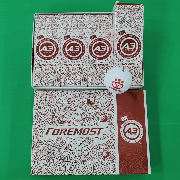 全新品FOREMOST A3 ꜱᴜᴘʀᴇᴍᴇ高爾夫球 一盒共12顆 