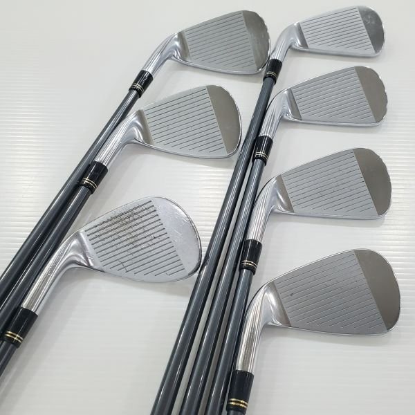 二手美品TaylorMade GLOIRE F ꜰᴏʀɢᴇᴅ 5-S(共7支)鐵桿組 搭配GL 𝟥𝟥𝟢𝟢 58 S桿身 