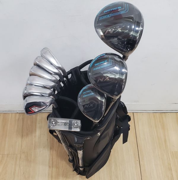 全新品HONMA BERES NX 10.5°/15°/22° 開球木桿/3號球道木桿/4號小雞腿 搭配VIZARD ꜰᴏʀ NX 45 45.5/45.5/49 R桿身+GS 6-S(共6支)鐵桿組 搭配N.S.PRO Zelos FOR T//WORLD 79 S桿身+Mizuno M·CRAFT OMOI 𝟢𝟦 34"推桿 搭配全新腳架式球袋
