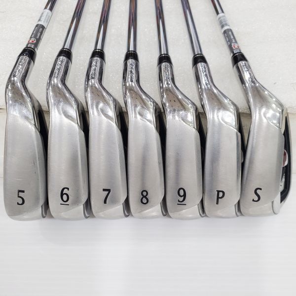 二手美品Wilson Staff DS◂100 5-S(共7支)鐵桿組 搭配SL85 85 R桿身 