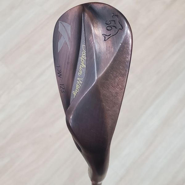 二手超美品kasco DW(Dolphin Wedge)-123(小海豚) ᴄᴏᴘᴘᴇʀ 56°挖起桿 搭配DP-231 52 W桿身 