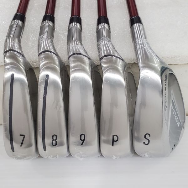 全新品 女生 女用TaylorMade STEALTH 7-S(共5支)鐵桿組 搭配TENSEI ʀᴇᴅ TM40 47 L桿身 