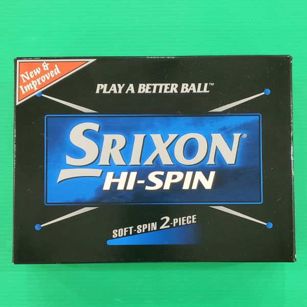 全新品SRIXON HI-SPIN高爾夫球 一盒共12顆 