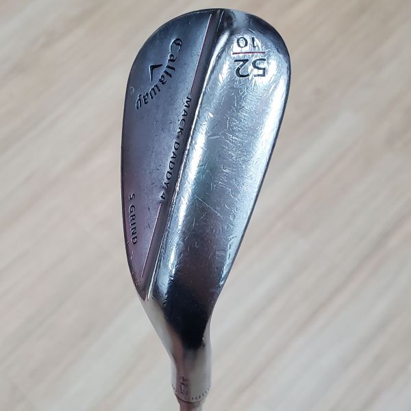 二手美品Callaway MD4(ᴍᴀᴄᴋ ᴅᴀᴅᴅʏ 𝟦) ꜱ ɢʀɪɴᴅ 52°/10°挖起桿 搭配Dynamic Gold S200 S桿身 