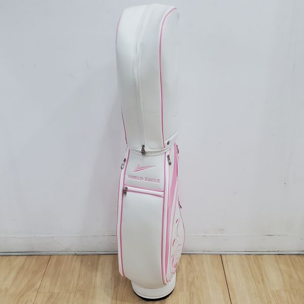 全新品 女生 女用WORLD EAGLE FL-01 V2 13°/20°/24° 開球木桿/4號球道木桿/5號小雞腿/6-S(共6支)鐵桿組 搭配Flower Oj L桿身+33"推桿 搭配全新WORLD EAGLE女用球袋 