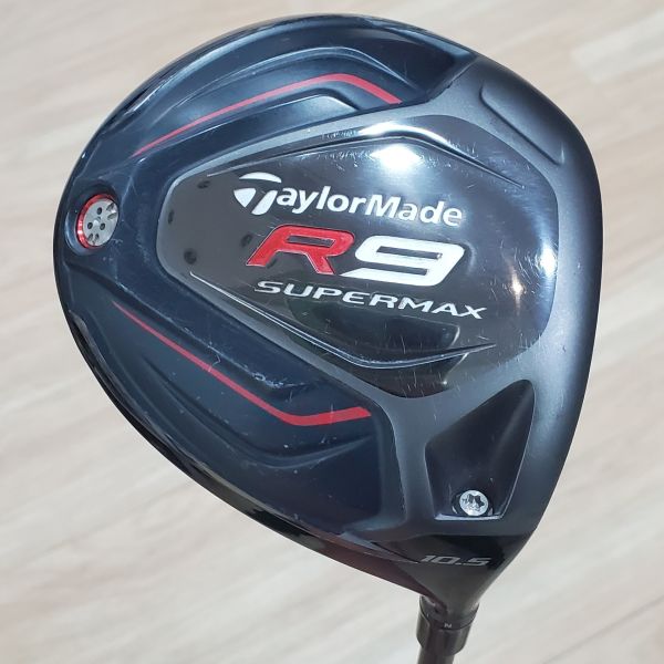 二手美品TaylorMade R9 ꜱᴜᴘᴇʀᴍᴀx 10.5°開球木桿 搭配原廠Motoʀe 50 R桿身 