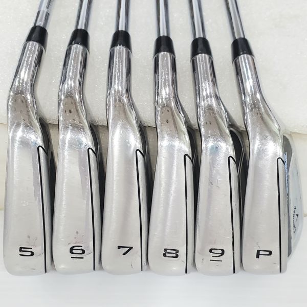 二手品Callaway(24) ᴘᴀʀᴀᴅʏᴍ Ai SMOKE 5-P(共6支)鐵桿組 搭配N.S.Pro MODUS³ TOUR120 114 S桿身 