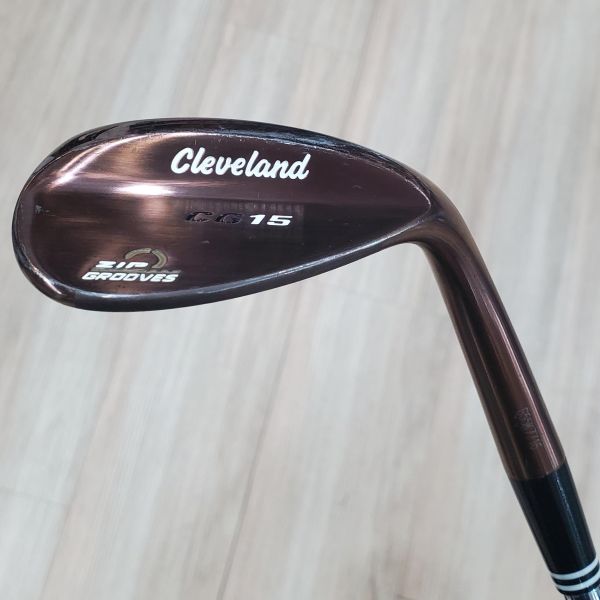 二手品Cleveland CG15 ᴏɪʟ ǫᴜᴇɴᴄʜ(淬褐版) 64/12°挖起桿 搭配Dynamic Gold 119 W桿身 