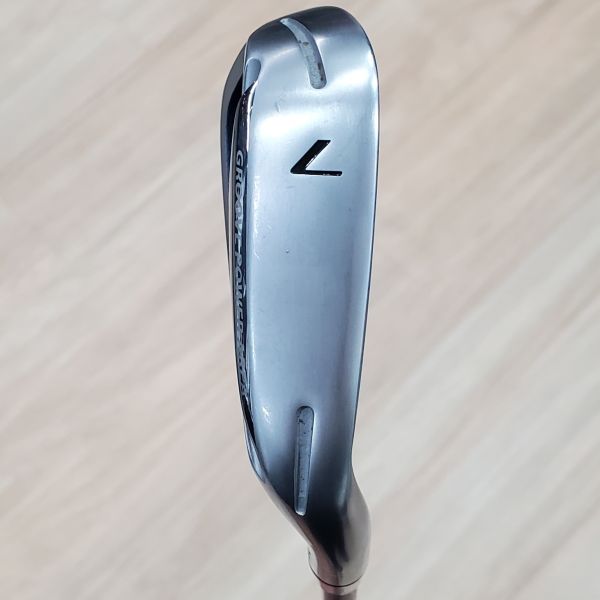 二手美品HONMA LB-808 28.5°7號鐵桿 搭配LB-2000 EPT-tech (2顆*) 48 R桿身 
