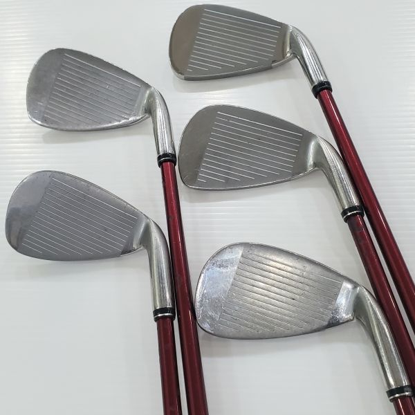 二手品 女生 左手LINKS SAF-601L 5,7,9,P,S鐵桿組 搭配St.Andrews L桿身 