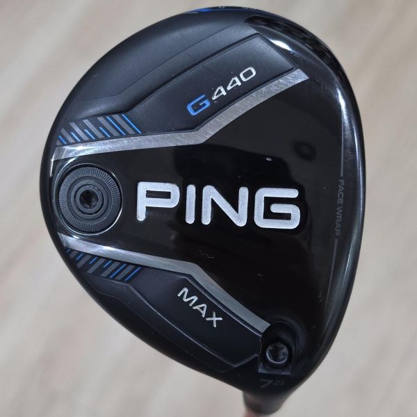 二手超美品PING(25) G440 ᴍᴀx 21° 7號球道木桿 搭配特注、高階Tour AD DJ-6s 66 S桿身 