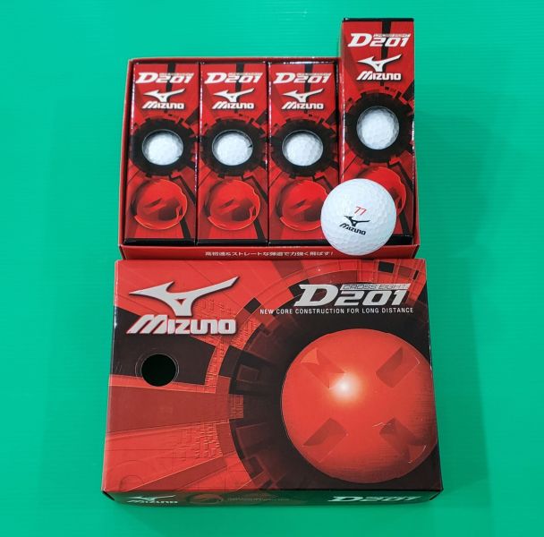 全新品Mizuno ᴄʀᴏꜱꜱ ᴇɪɢʜᴛ D201高爾夫球 一盒共12顆 