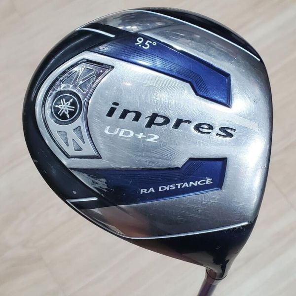 二手美品 YAMAHA inpres UD+2 9.5°開球木桿 搭配原廠TMX-417D 48 SR桿身 
