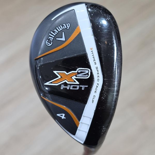 二手美品Callaway X² ʜᴏᴛ 22° 4號小雞腿 搭配𝟨𝟢-ʀ R(美)≒S(日)桿身 