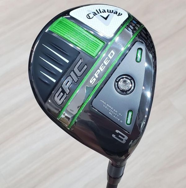 二手超美品Callaway EPIC ꜱᴘᴇᴇᴅ 15° 3號球道木桿 搭配原廠Project X ʜᴢʀᴅᴜꜱ SMOKE ɪᴍ₁₀ 5.5 60 R桿身 