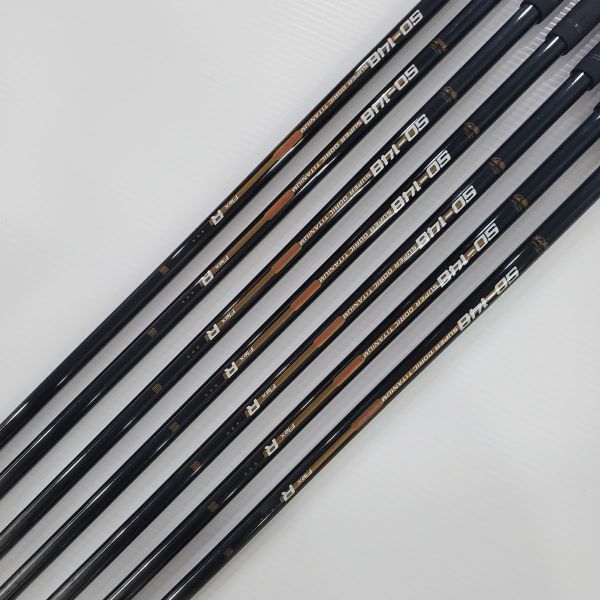 二手美品HONMA Twin Marks TM-202 F&F 3,5,7-S(共7支)鐵桿組 搭配50-148(3顆*) R桿身 