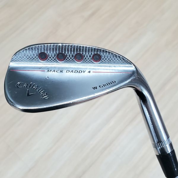 二手美品Callaway MACK DADDY 4(MD4) ᴡ ɢʀɪɴᴅ 50/12°挖起桿 搭配N.S.Pro 950 98 S桿身 