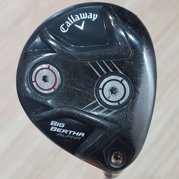 二手品Callaway Bɪɢ Bᴇʀᴛʜᴀ ᴀʟᴘʜᴀ ₈₁₆ 16° 3號球道木桿 搭配BB𝟢𝟢𝟧 51 S桿身