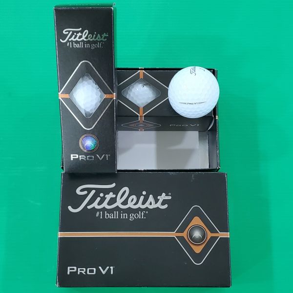 全新品Titleist PRO V1高爾夫球(韓國限定輕量版) 一盒共6顆 