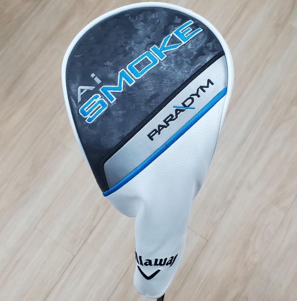 二手美品Callaway(24) ᴘᴀʀᴀᴅʏᴍ Ai SMOKE ᴍᴀx ᴅ(防右曲版) 9°開球木桿 搭配TENSEI 𝟧𝟢 57.5S桿身 