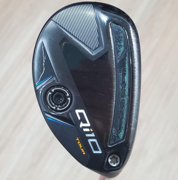 二手超美品TaylorMade Qi10 ᴛᴏᴜʀ(巡迴賽版) ʀᴇꜱᴄᴜᴇ 19.5° 3號小雞腿 搭配Diamana ꜱɪʟᴠᴇʀ ᴛᴍ𝟩𝟢 77 S桿身 