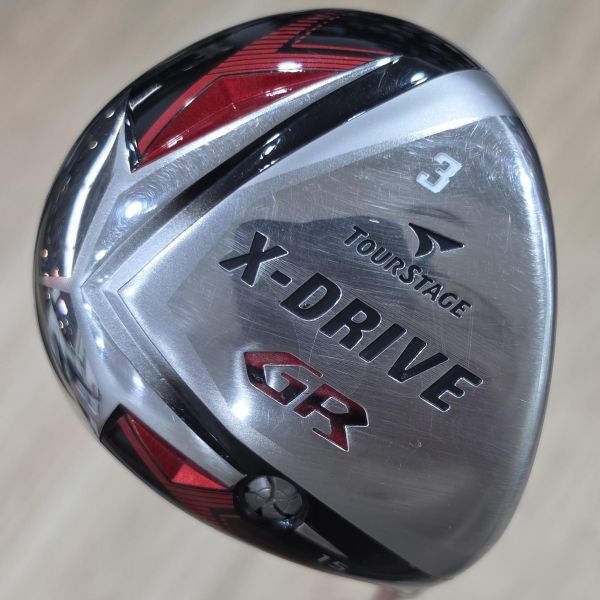 二手美品TOURSTAGE X-DRIVE GR 15° 3號球道木桿 搭配Tour AD ʙ𝟣𝟢-𝟢𝟥ᴡ 56 SR桿身 
