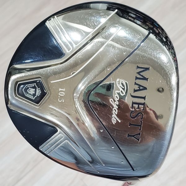 二手品MAJESTY Royale 10.5°開球木桿 搭配LV-540 44 SR桿身 