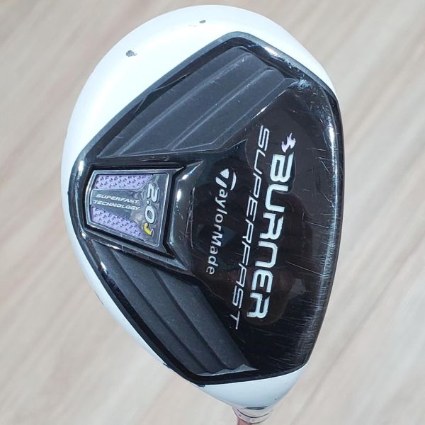 二手品 女生 女用TaylorMade BURNER ꜱᴜᴘᴇʀꜰᴀꜱᴛ 𝟤.𝟢ᴊ 25° 5號小雞腿 搭配ꜱᴜᴘᴇʀꜰᴀꜱᴛ 50 L桿身 