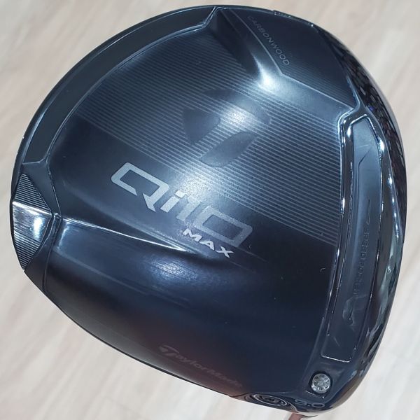 二手超美品TaylorMade(24) Qi10 ᴍᴀx Designer Series ʙʟᴀᴄᴋ(霧黑版) 9°開球木桿 搭配Diamana T⁺ 60 68 S桿身 