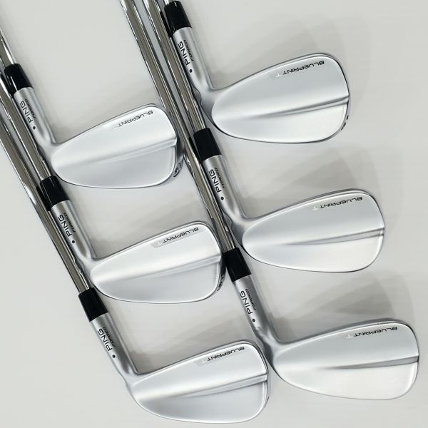 二手近新品PING(24) BLUEPRINT T ꜰᴏʀɢᴇᴅ 5-W(共6支)鐵桿組 搭配N.S.Pro Zelos 6 68.5 ≒R桿身 