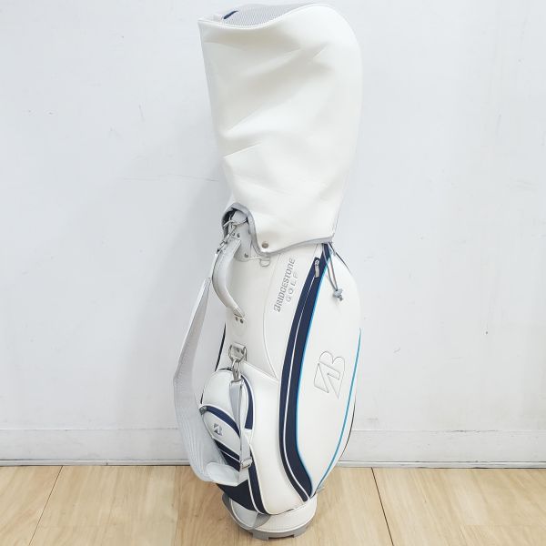 二手近新品 女生 女用BRIDGESTONE BG-100L(天藍版) 13.5°/21° 開球木桿/5號球道木桿 搭配BG-100Lw 44 L桿身+29° 6號小雞腿/7,9-S(共4支)鐵桿組 搭配BG-100Li 47 L桿身+33"推桿 搭配近全新球袋 