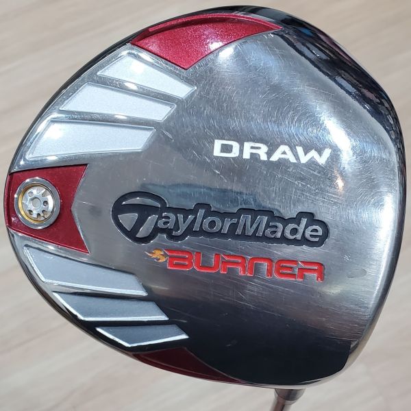 二手美品TaylorMade BURNER DRAW(防右曲球版) 10.5°開球木桿 搭配RE*AX ꜱᴜᴘᴇʀꜰᴀꜱᴛ 50 R(美)≒S(日)桿身 