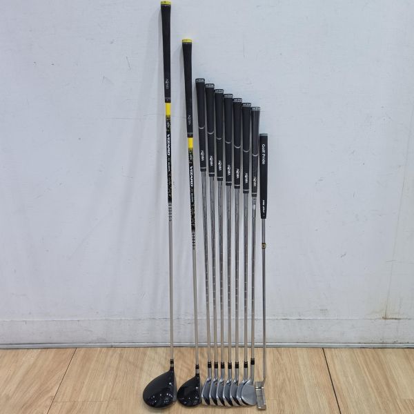 二手超美品HONMA Be ZEAL 𝟧𝟤𝟧 9.5°/21° 開球木桿/7號球道木桿 搭配VIZARD ᴇᴘᴛ-tech 𝟦𝟪 51/51 S桿身+ᴛ//ᴡᴏʀʟᴅ TR21X 5-10(共6支)鐵桿組 搭配N.S.Pro 950 neo 98 S桿身+C-SOLE 58/12°挖起桿 搭配Dynamic Gold ꜱ𝟤𝟢𝟢 129 S桿身+BETTINARDI GOLF 𝓑𝓮𝓷 𝓗𝓸𝓰𝓪𝓷 ʙʜʙ𝟦。ᴄᴄ 34"推桿(共10支) 搭配二手近新HONMA腳架式球袋 