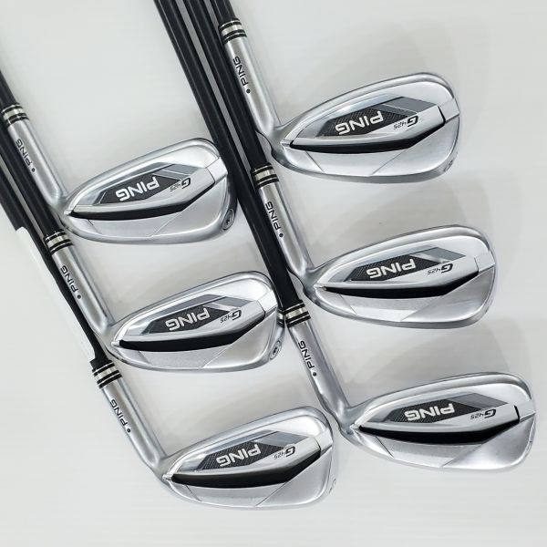 二手超美品PING G425 5-W(共6支)鐵桿組 搭配ALTA J CB ꜱʟᴀᴛᴇ 54 SR桿身 