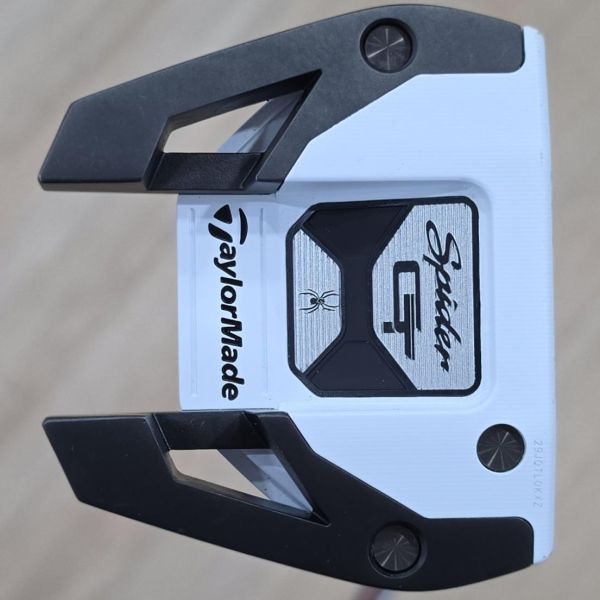 二手超美品TaylorMade Spider GT ꜱɪɴɢʟᴇ ʙᴇɴᴅ ᴡʜɪᴛᴇ 33"推桿 