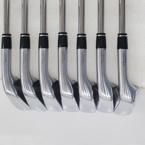 二手近新品HONMA ᴛ//ᴡᴏʀʟᴅ TR21X 5-11(共7支)鐵桿組 搭配N.S.Pro 950 neo 94.5 R桿身 