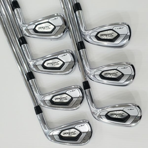 二手美品Titleist 718 AP3 4-P(共7支)鐵桿組 搭配KBS ᴛᴏᴜʀ 𝟫𝟢 102 S桿身 