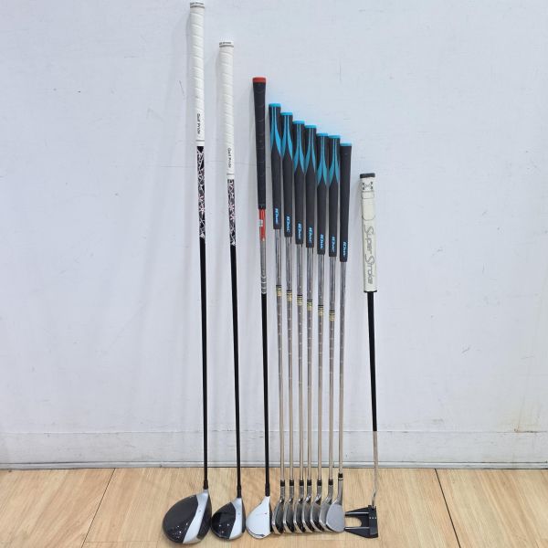 二手美品TaylorMade M4 10.5°/15° 開球木桿/3號球道木桿/5-P(共6支)鐵桿組 搭配FUBUKI/REAX ᴛᴍ𝟧/𝟫𝟢 54/50/99 S桿身+BURNER ꜱᴜᴘᴇʀꜰᴀꜱᴛ 𝟤.𝟢 ʀᴇꜱᴄᴜᴇ 18° 3號小雞腿 搭配FUBUKI 𝟨𝟢 61 S桿身+MIURA GIKEN MG-S01 tour. 57°挖起桿 搭配N.S.Pro MODUS³ 105 ᴡᴇᴅɢᴇ 111 W桿身+ODYSSEY STROKE LAB ꜱᴇᴠᴇɴ 34"推桿 搭配全新球袋 