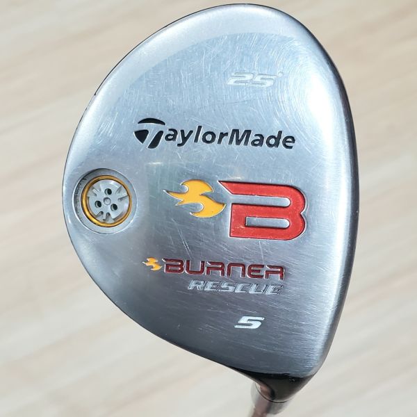 二手美品TaylorMade BURNER ʀᴇꜱᴄᴜᴇ 25° 5號小雞腿 搭配RE＊AX ꜱᴜᴘᴇʀꜰᴀꜱᴛ ʙᴜʀɴᴇʀ ᴘʟᴜꜱ 57 S桿身 