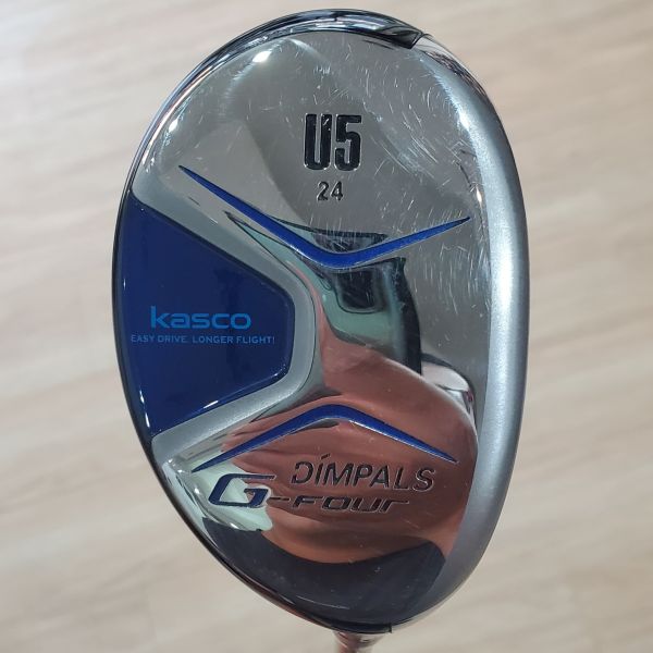 二手美品kasco DiMPALS G-ꜰour 24° 5號小雞腿 搭配原廠 57 R桿身 