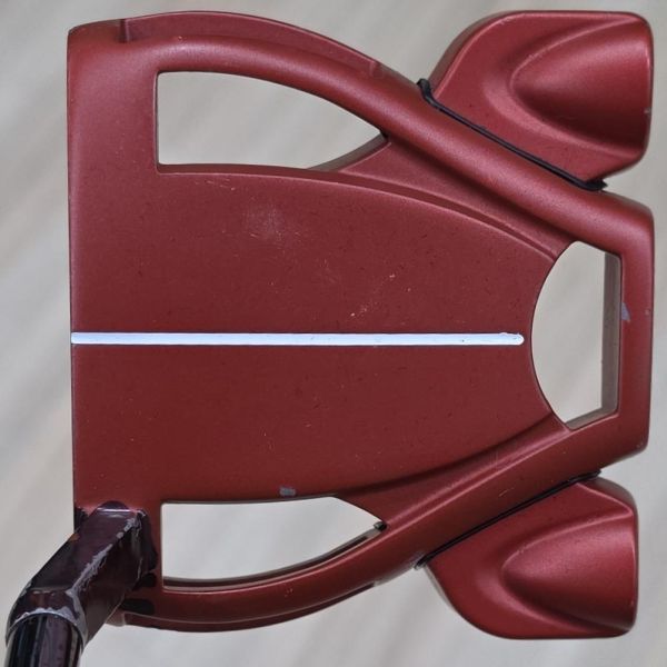 二手品TaylorMade SPIDER ᴛᴏᴜʀ ʀᴇᴅ ʀᴇᴅ ꜱᴍᴀʟʟ ꜱʟᴀɴᴛ(短頸版) 33"推桿 