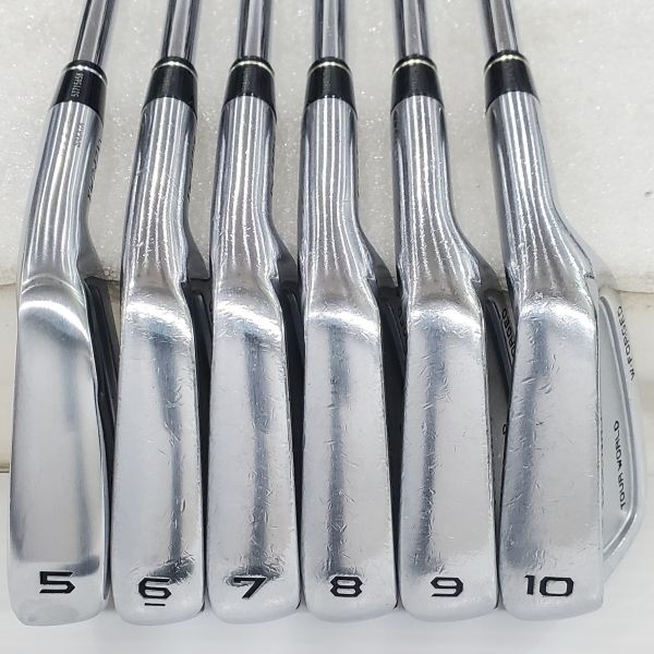 二手美品HONMA ᴛ//ᴡᴏʀʟᴅ TW737Vs 5-10(共6支)鐵桿組 搭配N.S.Pro MODUS³ TOUR105 106.5 S桿身 
