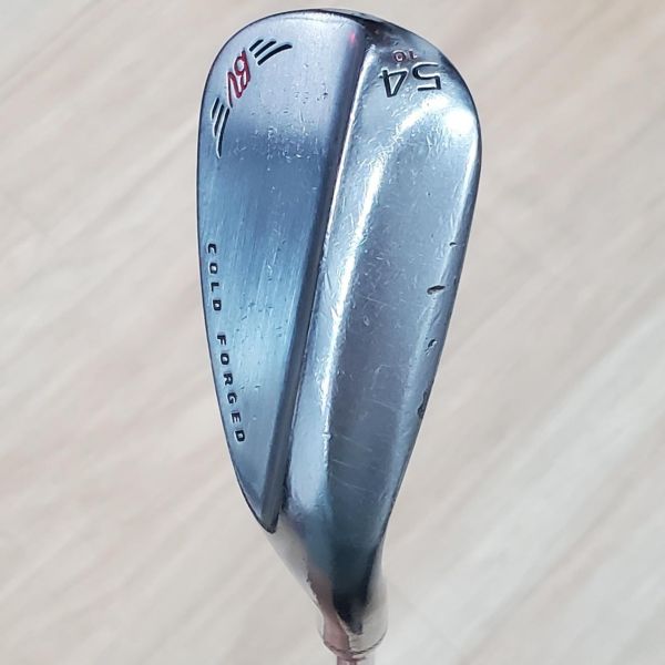 二手美品Titleist VOKEY DESIGN BV ᴄᴏʟᴅ ꜰᴏʀɢᴇᴅ 54/𝟣𝟢°挖起桿 搭配Dynamic Gold W桿身 