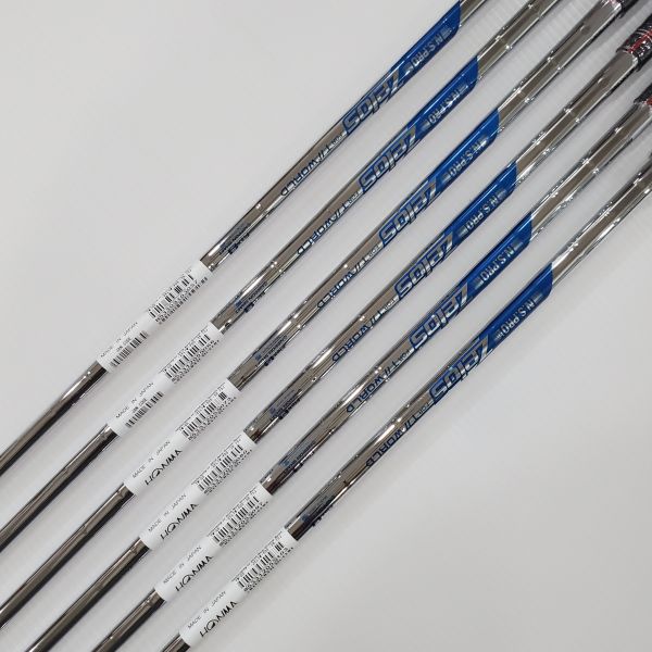 全新品HONMA T//WORLD GS 5-10(共6支)鐵桿組 搭配原廠N.S.Pro Zelos FOR T//WORLD 79 S桿身 