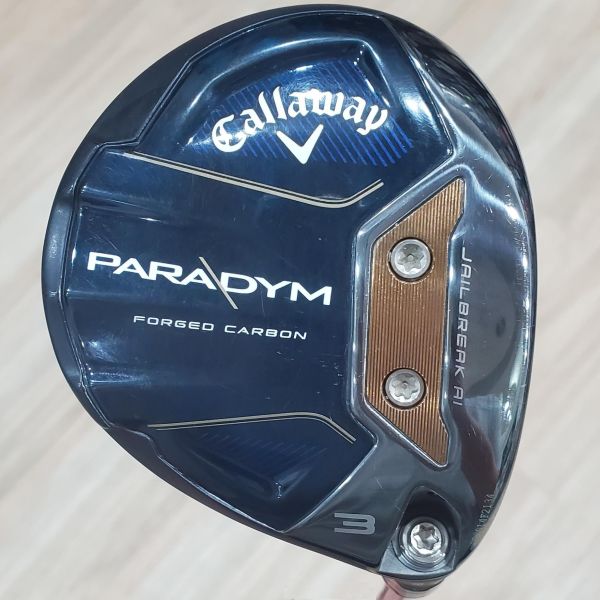 二手超美品Callaway PARADYM 15° 3號球道木桿 搭配特注KURO KAGE xᴅ𝟨𝟢 ᴅᴜᴀʟ ᴄᴏʀᴇ 67 X桿身 